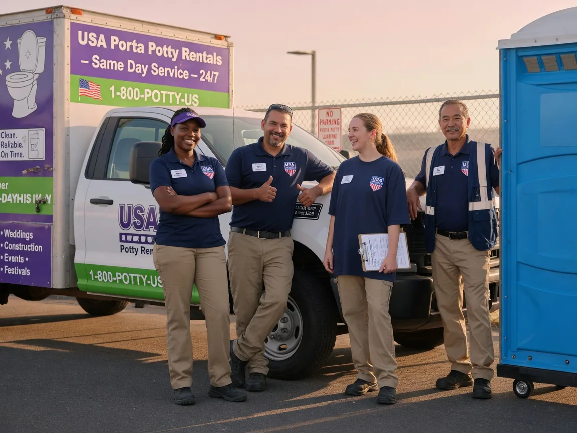 Porta Potty Rental company in Caspian, MI