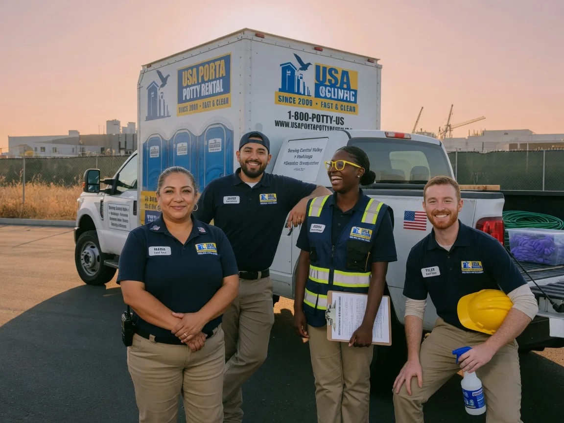 Portable Toilet Rental company in Caspian, MI